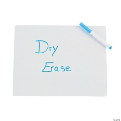 Dry Erase Lap Boards 12 Pk